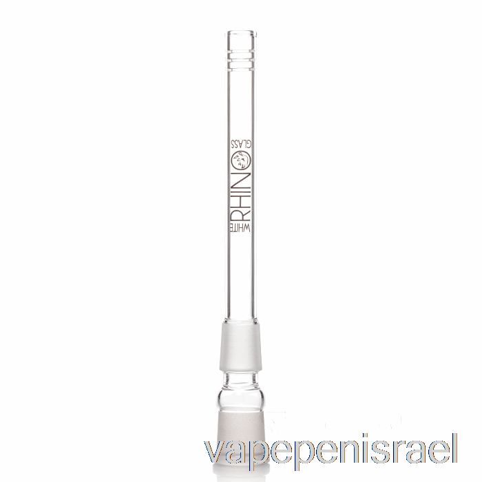 חד פעמי Vape ישראל קרנף לבן 19/19 זכוכית למטה 6 אינץ'